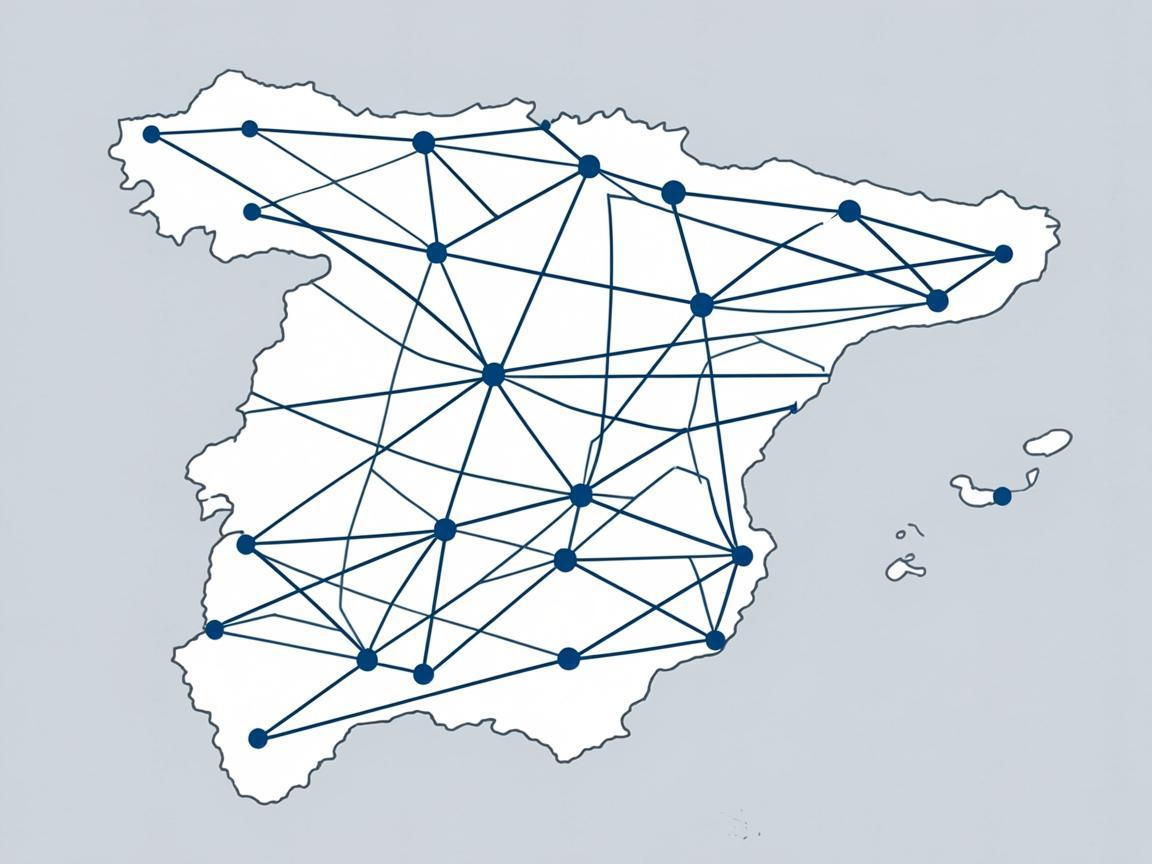 Mapa de cobertura de envio en Espana
